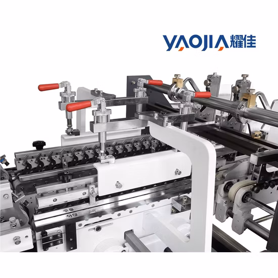 Rolam New Luolan Machinery 自動 4 6 コーナー紙箱フォルダーグルアー食品ケーキピザプレート蓋ストローカップ/折りたたみ接着ペースト成形製造機